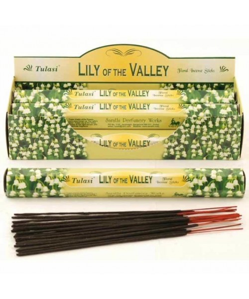 Incense - Tulasi Lily of Valley (Box of 120 Sticks)