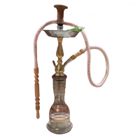 22'' Yahya Pear Hookah - Gold (#3)