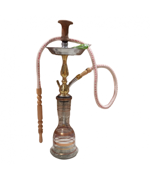 22'' Yahya Pear Hookah - Gold (#3)