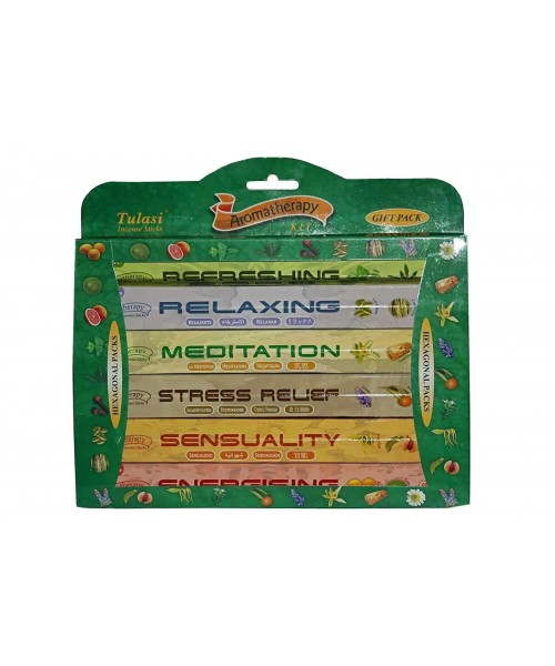 Incense - Tulasi Aromatherapy Gift Pack (Box of 120 Sticks)