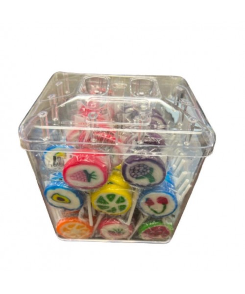 Fruits Flavors Lollipops (100 x 12 g) (PSH07/09)