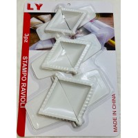 Plastic Sambousek Mold (Set of 3) - Triangle (Item 42)