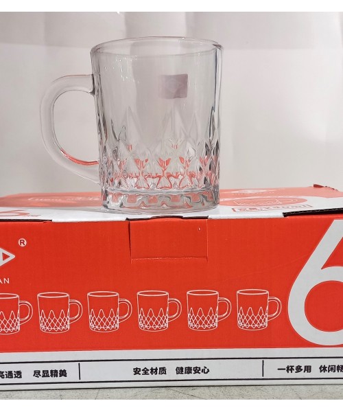 Cups W/ Handle (6 Pcs) - (Item 3) [240ML](12)