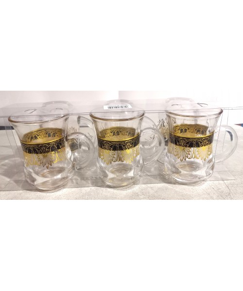 Cups W/ Handle (6 Pcs) 150cc (Item 6)