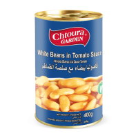 Chtoura Garden White Beans w/Tomato Sauce (24 x 400 g)