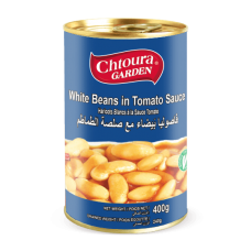 Chtoura Garden White Beans w/Tomato Sauce (24 x 400 g)