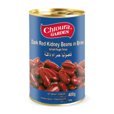 Chtoura Garden Dark Red Kidney Beans (24 x 400 g)