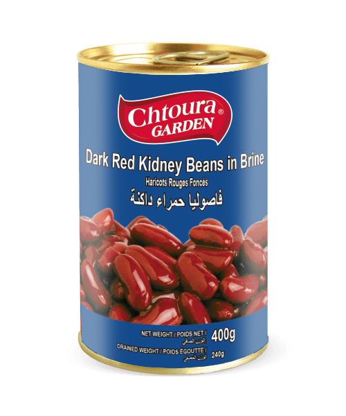 Chtoura Garden Dark Red Kidney Beans (24 x 400 g)