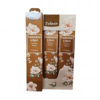 Incense - Tulasi Hangable Frankincense & Myrrh (12 boxes x 15 Sticks)