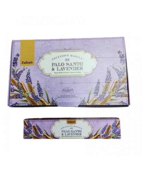 Incense - Tulasi Masala 15g Palo Santo & Lavender (Box of 12)