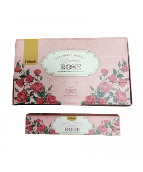 Incense - Tulasi Masala 15g Romantic Rose (Box of 12)