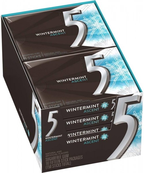 5 Gum - Ascent Sugar Free (10 X 15pc).