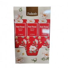 Incense - Tulasi Hangable Red Rose (12 boxes x 15 Sticks)