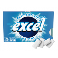 Excel - Peppermint Sugar Free Gum (12 x 12pc)