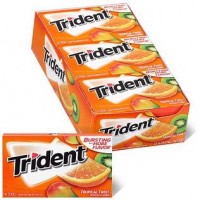 TRIDENT TROPICAL TWIST Gum (12 X 14pc)