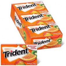 TRIDENT TROPICAL TWIST Gum (12 X 14pc)