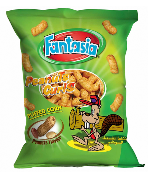 Fantasia Chips - Peanut Curls (30 x 30 g)