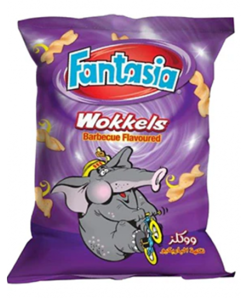 Fantasia Chips - Wokkels BBQ Flavored (30x ±25 g)