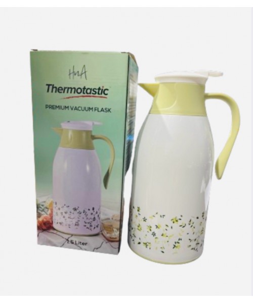 Thermostatic Vacuum Flask - Green 1.5 L (6)(green glass)