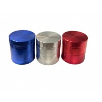 Metal Grinder 4 Parts - Aluminum (4 cm Dia. x 3.75 cm H) (12)