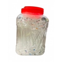 4" Clear Oil Pipe (120 pcs/Jar)