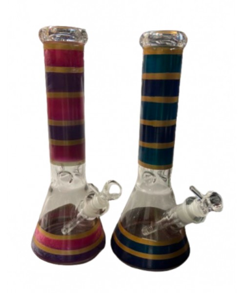 Water Pipe - 12" Combined Color Stripe