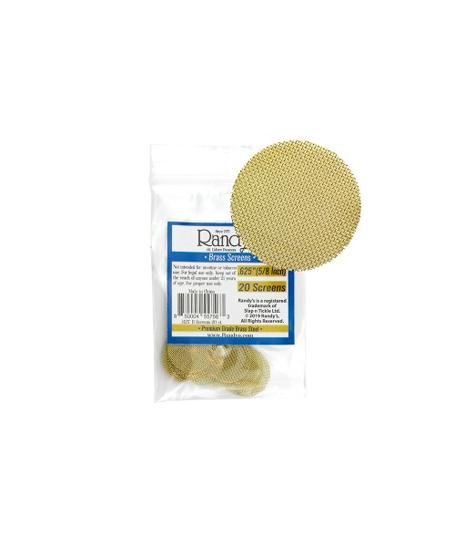 Randy's Brass Mesh Screens - 5/8" (20/Pack)