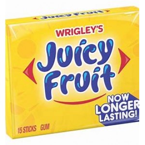 Wrigley's Juicy Fruit Yellow Gum (12 x 12pc)
