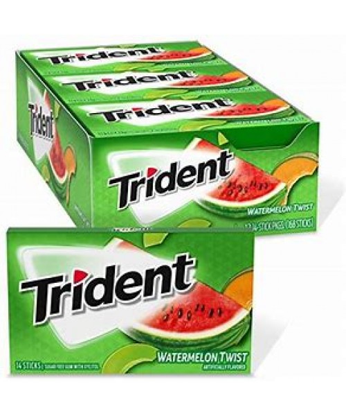 TRIDENT Watermelon Twist Gum (12 X 14pc)