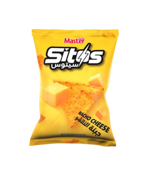 Master Sitos Chips - Nacho Cheese (12 x 80 g)