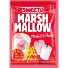 Sweeto Marshmallow Pink & White (12 x 140 g)