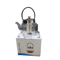 Glass Tea Pot w/Filter - 1200 ml (Item 103) (24)