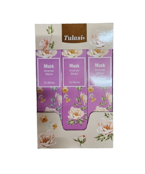 Incense - Tulasi Hangable Musk (12 boxes x 15 Sticks)