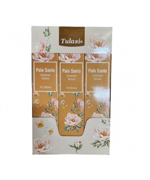 Incense - Tulasi Hangable Palo Santo (12 boxes x 15 Sticks)