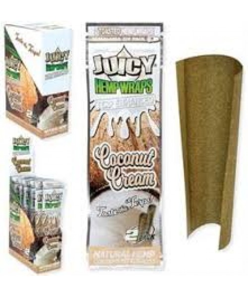 Hemp Wrap - Juicy Jay's - Coconut Cream (25 Packs)