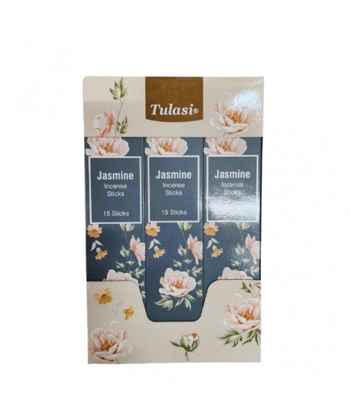 Incense - Tulasi Hangable Jasmine (12 boxes x 15 Sticks)