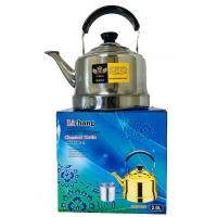 1.5 L Stainless Steel Tea Kettle w/Filter (item 66)