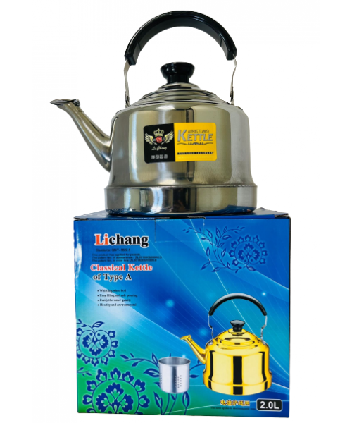 1 L Stainless Steel Tea Kettle w/Filter (item 24)