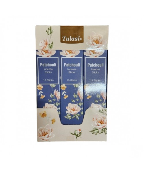 Incense - Tulasi Hangable Patchouli (12 boxes x 15 Sticks)