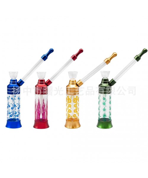 Water Pipe - 5" Assorted Designs & Metal Base (12/Display)