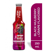 Spiko Extra Fruity Drink - Black Mulberry Grape (24 x 250 ml)