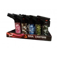 Soul Double Torch Lighter (15/Display) - CAMUFLAGE I