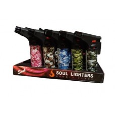 Soul Double Torch Lighter (15/Display) - CAMUFLAGE I