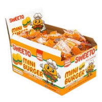 Sweeto Mini Burger Gummy Candy (60 x 9 g) (6)