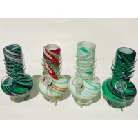 Soft glass Water Pipe 6" I