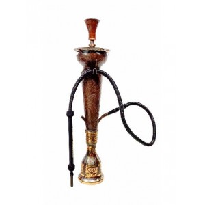 Khalil Ma'moon Style Hookah - 34" Dana Ice Copper