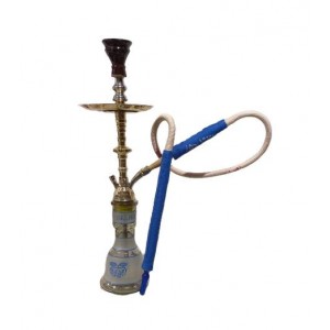 Khalil Ma'moon Hookah - 28" Single Star Gold (Kuwaiti)