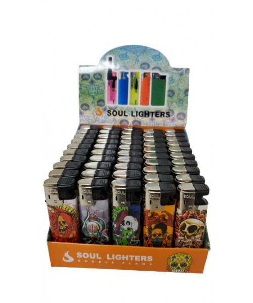 Soul Torch Lighter (50/Display) - Skull