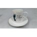 Cups w/ Handle & Saucer (12 Pcs) (90cc)