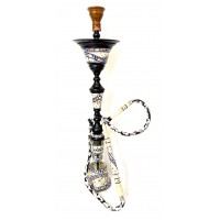 Sultana Hookah - Sadaf w/Ice - Black Matte (36")